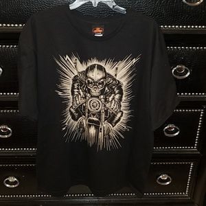Hot Leathers Skull Shirt (XL)💀